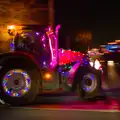 Another illuminated tractor, A Christmas Quiz and a Tractor Run, Brome, Suffolk - 20th December 2025