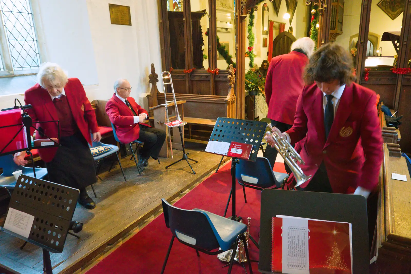 Sam has returned from university, from Norwich Shopping and the GSB at Thornham Magna, Suffolk - 23rd December 2025