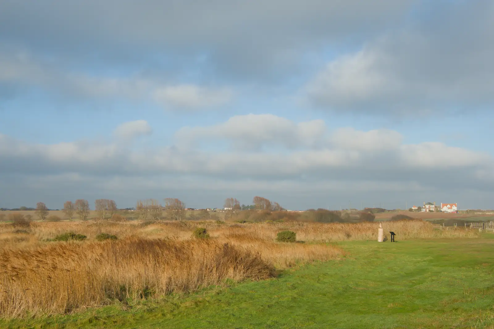 A view over the marshes, from Boxing Day in Southwold, Suffolk - 26th December 2025