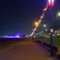 A string of lights on the seafront, A Night at the Orwell Hotel, Felixstowe, Suffolk - 28th December 2025