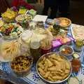 A table full of food, Dove Players and New Year's Eve, Brome - 31st December 2025