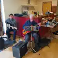 Joe and George - the guitar section, Dove Players and New Year's Eve, Brome - 31st December 2025
