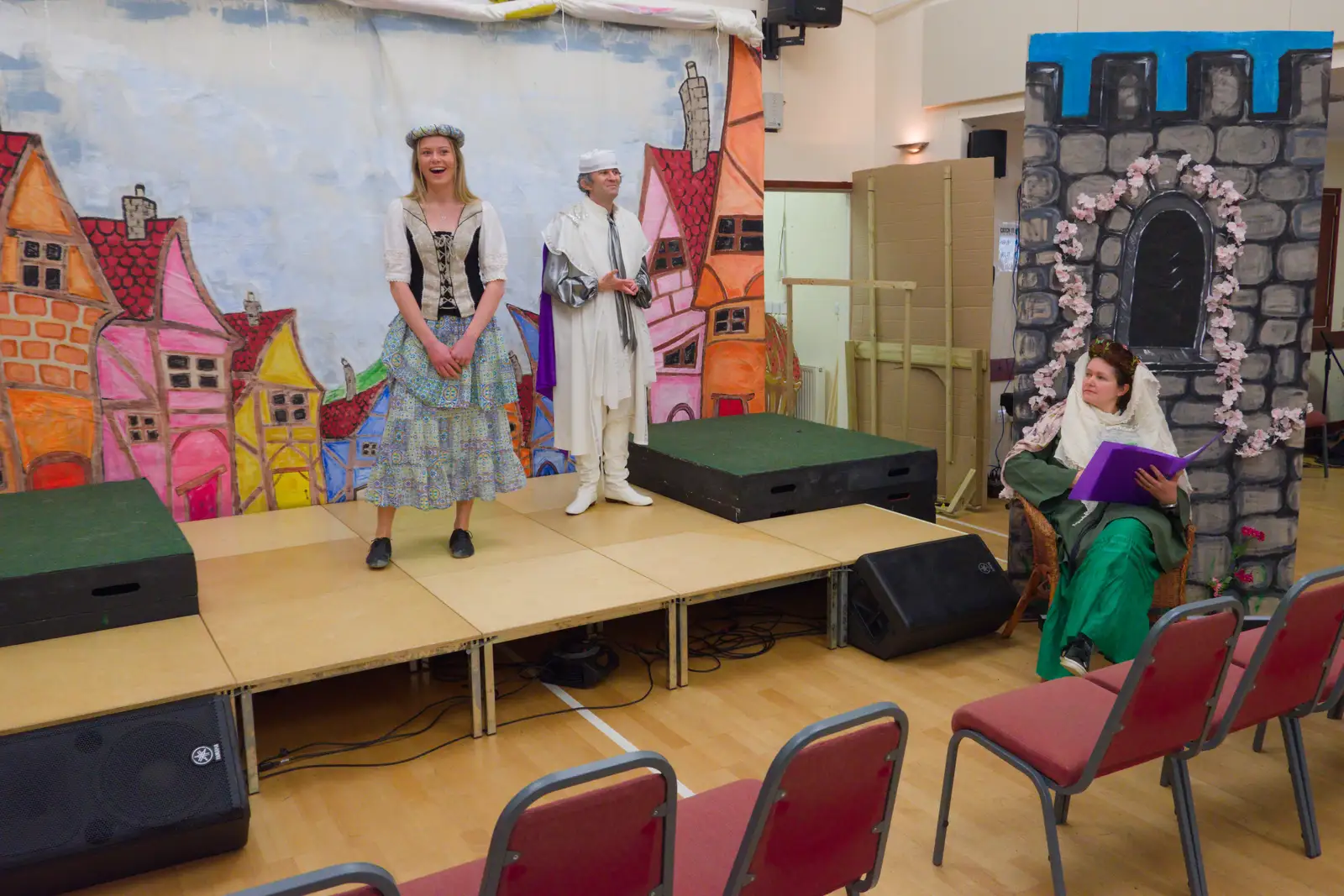 A bit of Act Two, from Dove Players and New Year's Eve, Brome - 31st December 2025