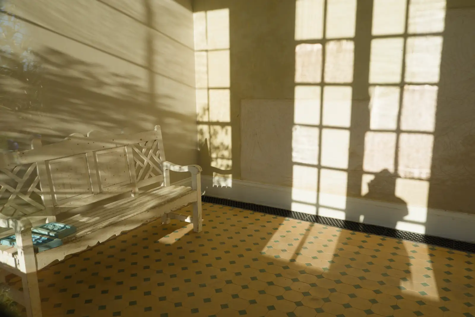 The restoration of the Earl's Summer House goes on, from Shadow the Snow Leopard at Ickworth House, Horringer - 4th January 2026