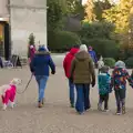 A dog walks around with a rather absurd coat , Shadow the Snow Leopard at Ickworth House, Horringer - 4th January 2026