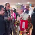 Dave chats to Mario and Merlin, the former mayor, Dove Players' Pantomime, and Lunch in the Lion, Debenham - 11th January 2026