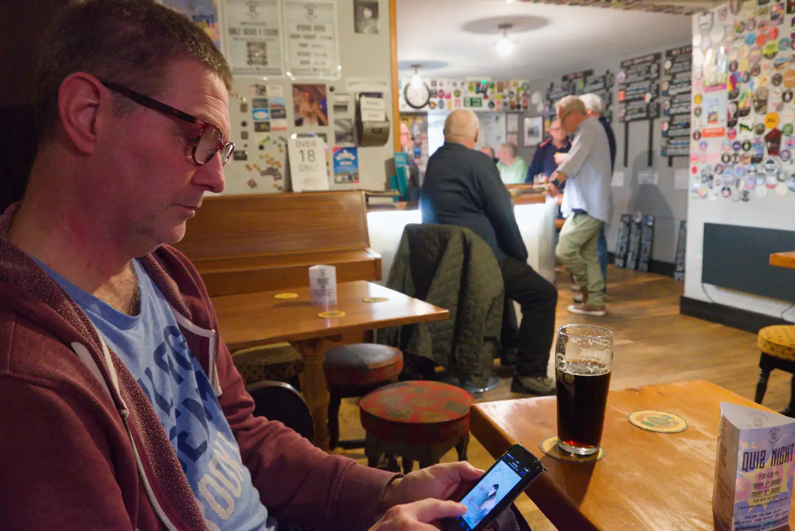 We're back in the Hourglass micro pub, from New Milton and a Return to Lymington, Hampshire - 17th January 2026