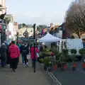 More market stalls on Lymington Saturday Market, New Milton and a Return to Lymington, Hampshire - 17th January 2026