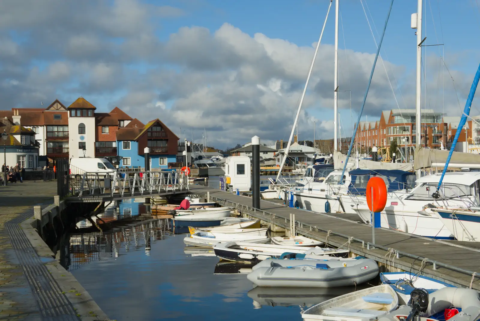 Boats in the marina at Lymington, from New Milton and a Return to Lymington, Hampshire - 17th January 2026