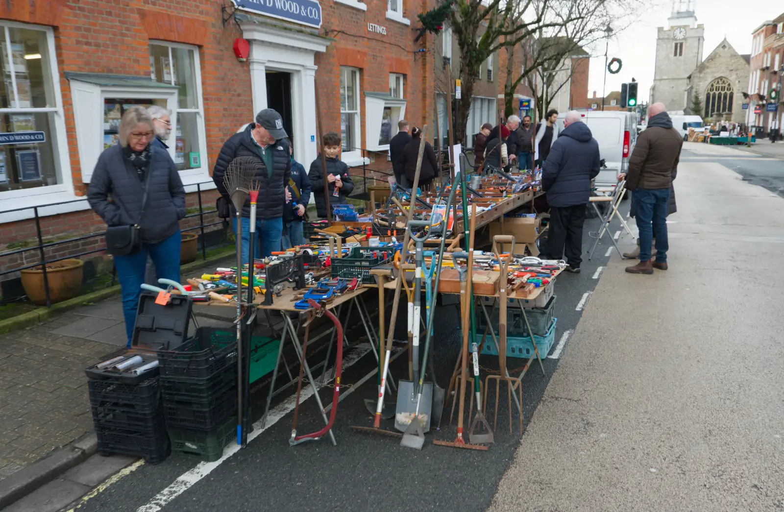 A random second-hand tool sale, from New Milton and a Return to Lymington, Hampshire - 17th January 2026