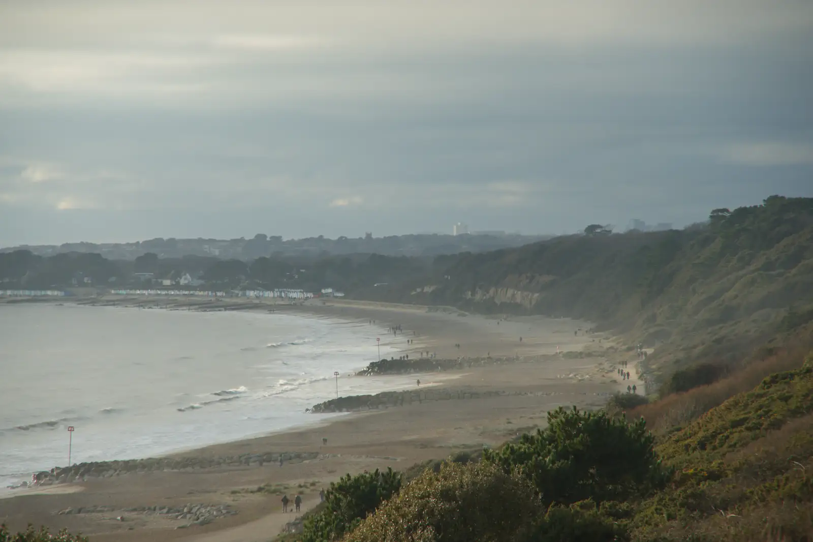 Bournemouth is in the distance, from New Milton and a Return to Lymington, Hampshire - 17th January 2026