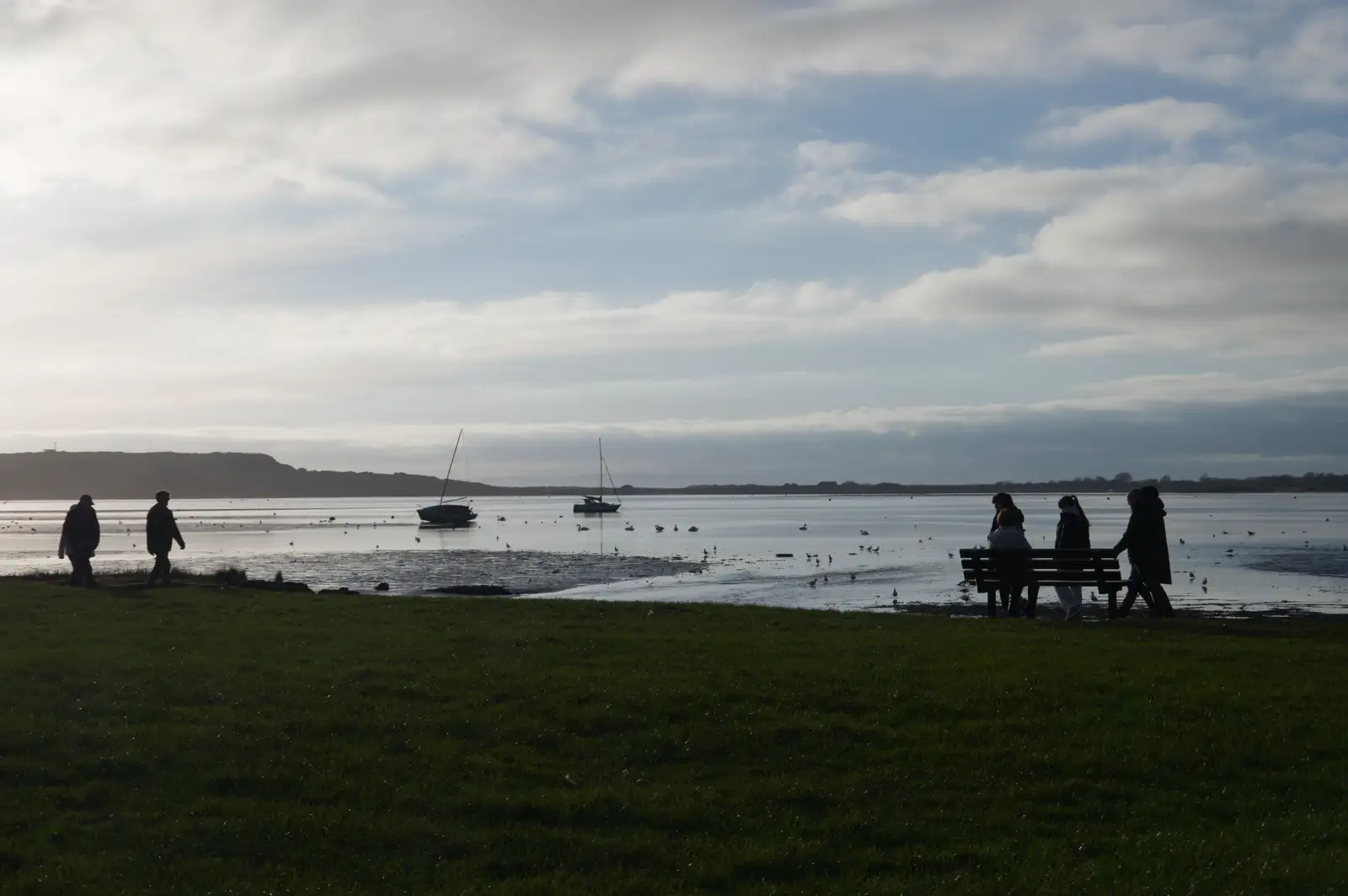 The river at Mudeford, from New Milton and a Return to Lymington, Hampshire - 17th January 2026