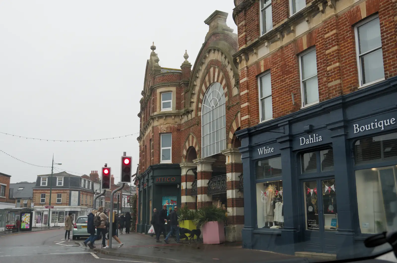 A fancy Victoriam arcade in Poole, from From Poole to Portland the Slow Way: a Dorset Odyssey - 18th January 2026
