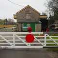 A level-crossing gate at the railway museum, From Poole to Portland the Slow Way: a Dorset Odyssey - 18th January 2026