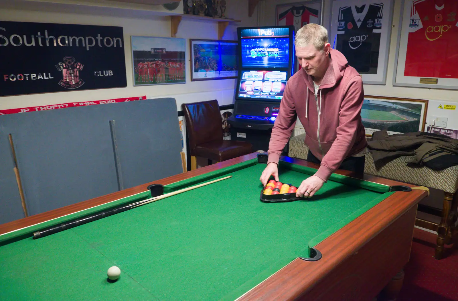 Sean racks up in the Punchbowl, from From Poole to Portland the Slow Way: a Dorset Odyssey - 18th January 2026