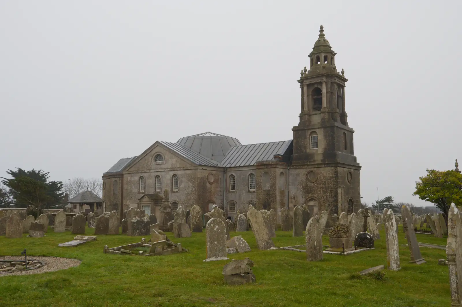 The unusual church of St. George's in Easton, from From Poole to Portland the Slow Way: a Dorset Odyssey - 18th January 2026