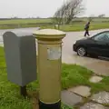 The gold postbox on St. George's Estate Road, From Poole to Portland the Slow Way: a Dorset Odyssey - 18th January 2026