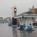 A shelter and the Jubilee Clock on the Esplanade, From Poole to Portland the Slow Way: a Dorset Odyssey - 18th January 2026