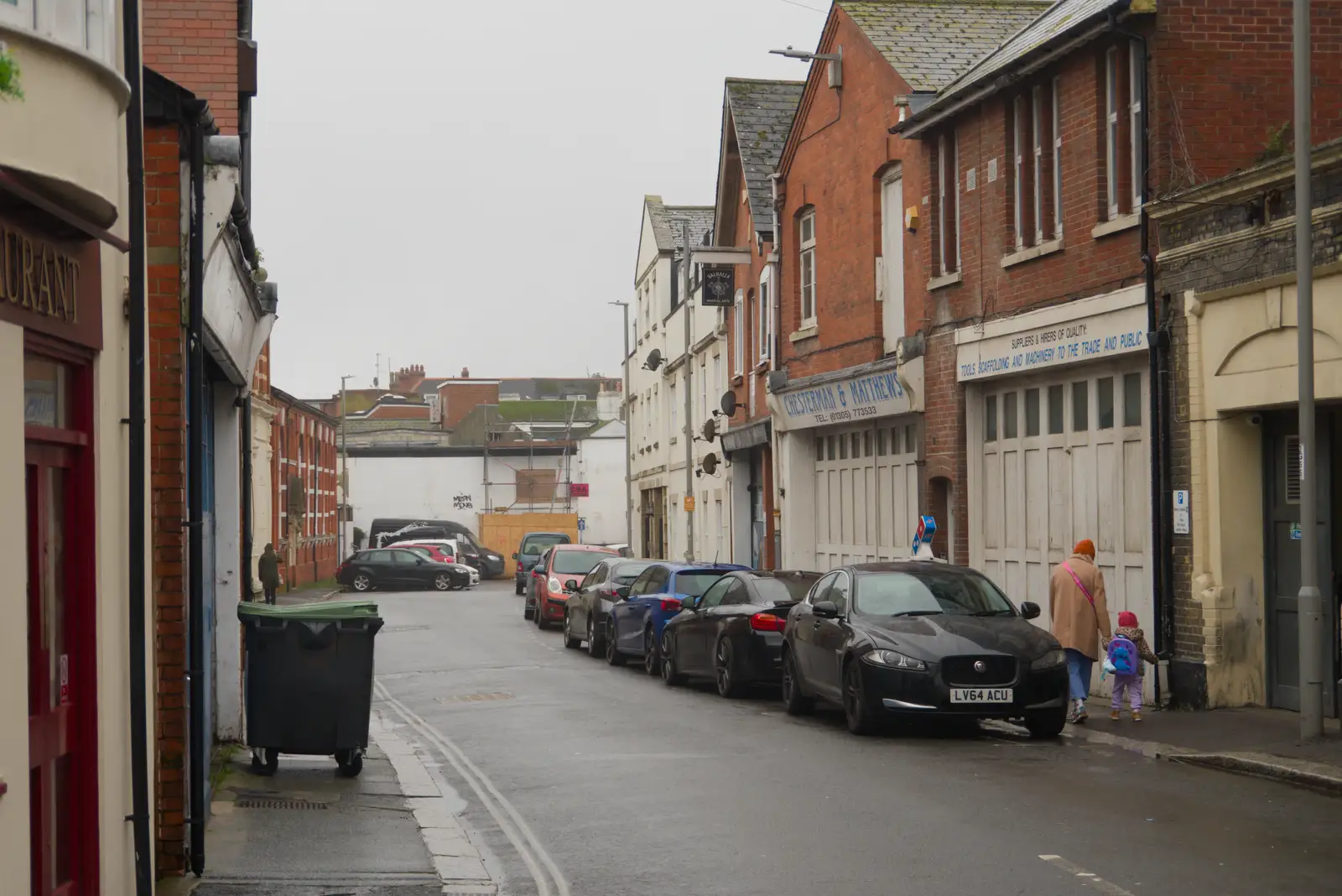 The back streets of Gloucester Mews, from From Poole to Portland the Slow Way: a Dorset Odyssey - 18th January 2026