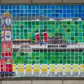 A colourful mosaic on the railway station, From Poole to Portland the Slow Way: a Dorset Odyssey - 18th January 2026