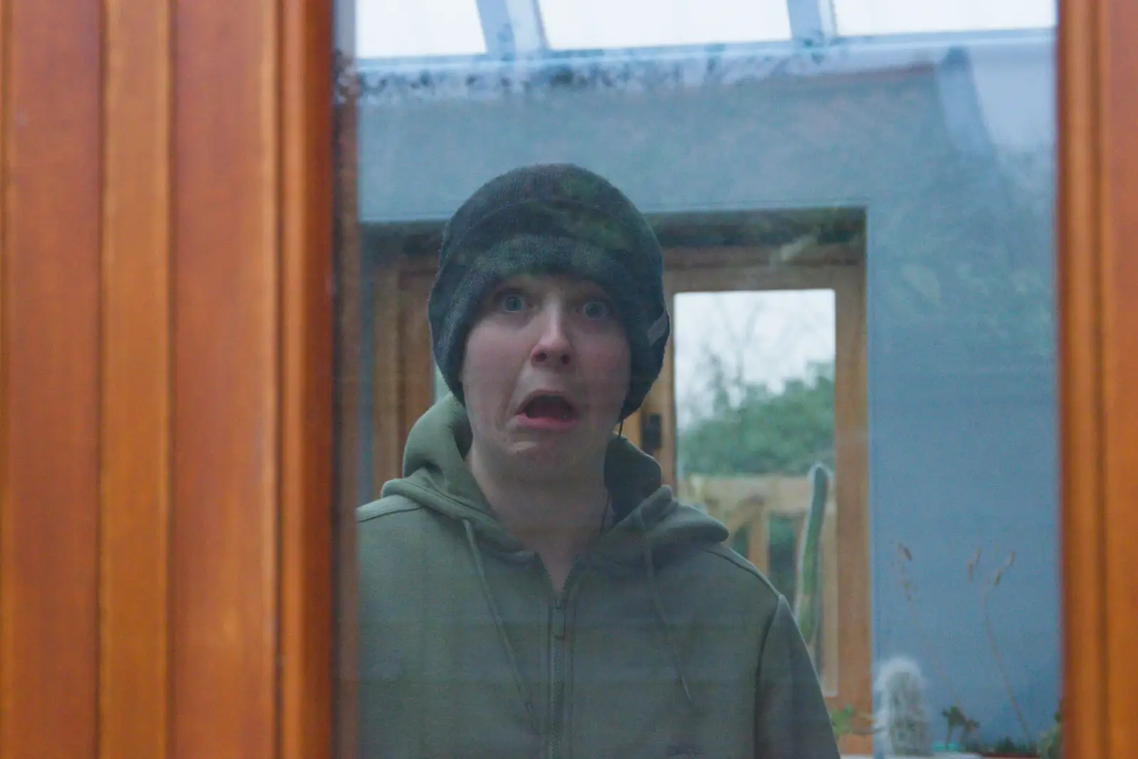 Fred looks surprised , from Another Walk to the Crossways, Scole, Norfolk - 25th January 2026