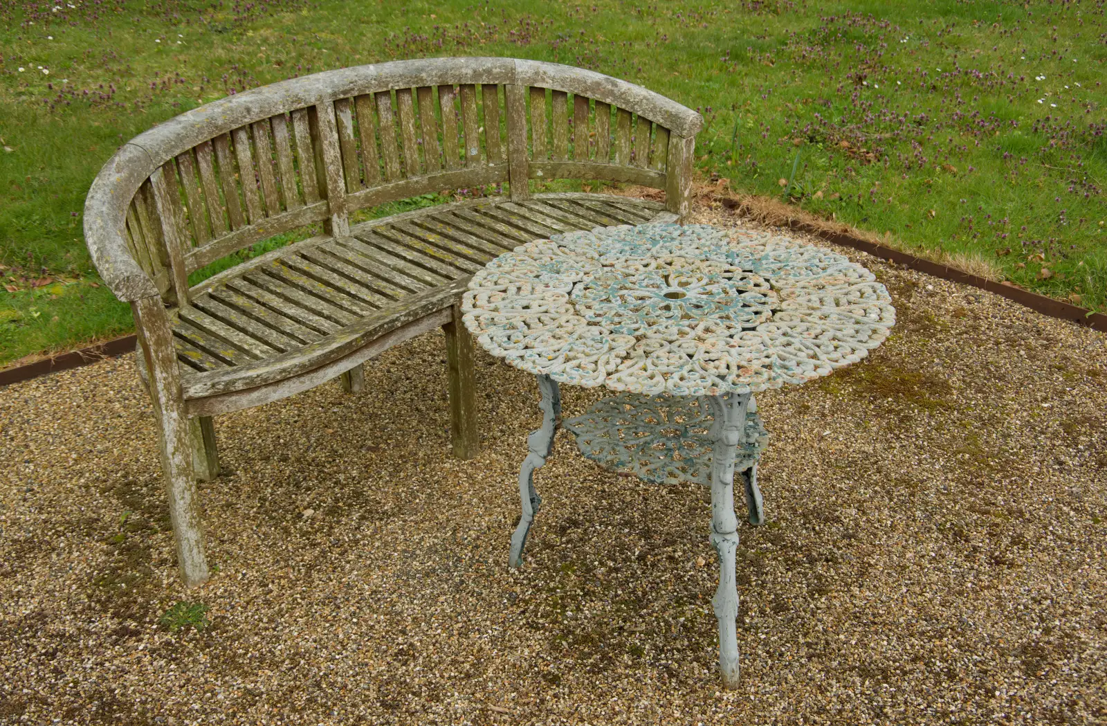 More well-worn garden furniture, from A Small March Miscellany, Eye, Suffolk - 18th MArch 2026