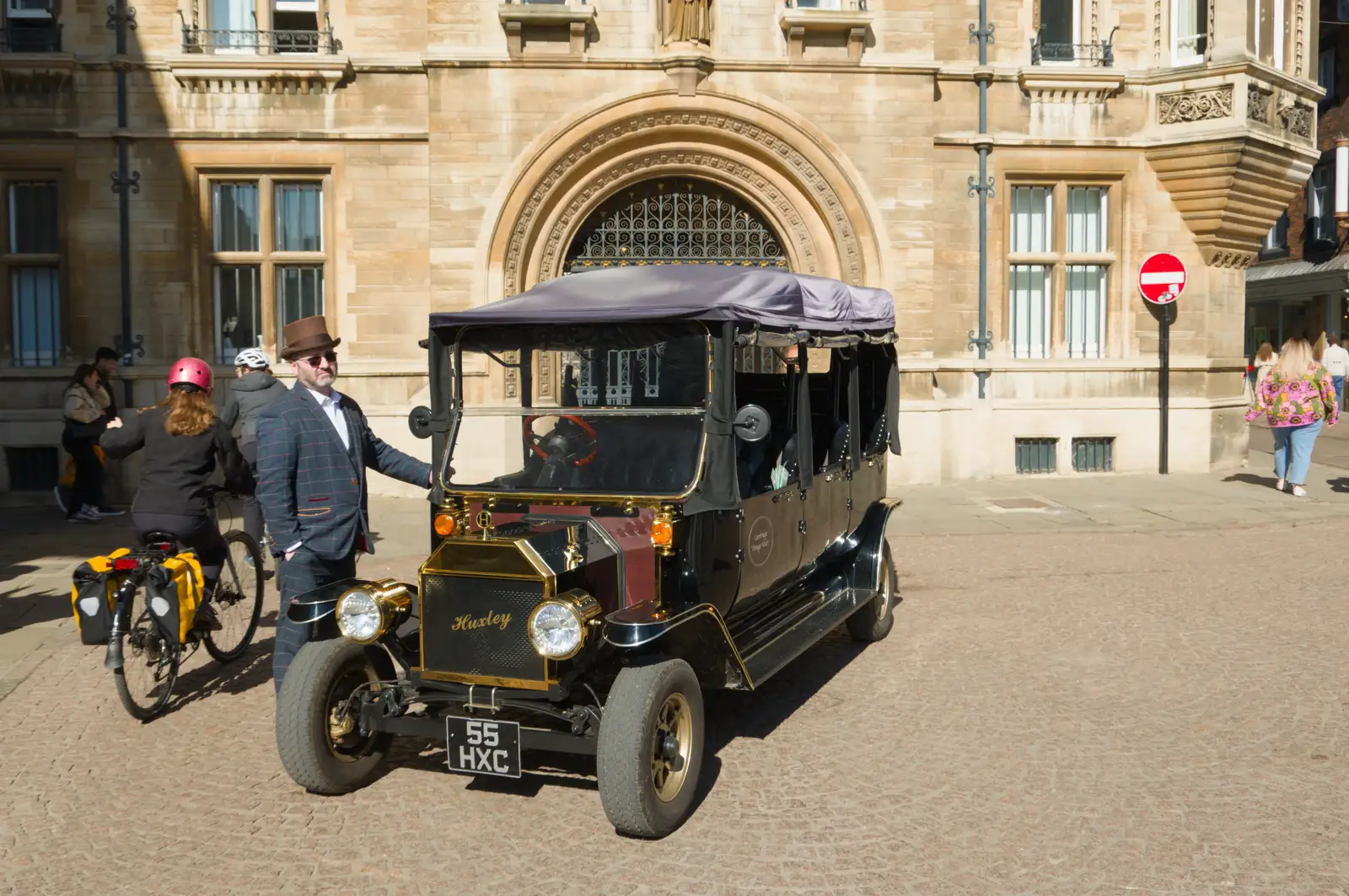 There's an ancient Huxley near Senate House Passage, from Saxophone Shopping in Cambridge - 21st March 2026