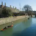 A view down the Cam past King's College, Saxophone Shopping in Cambridge - 21st March 2026