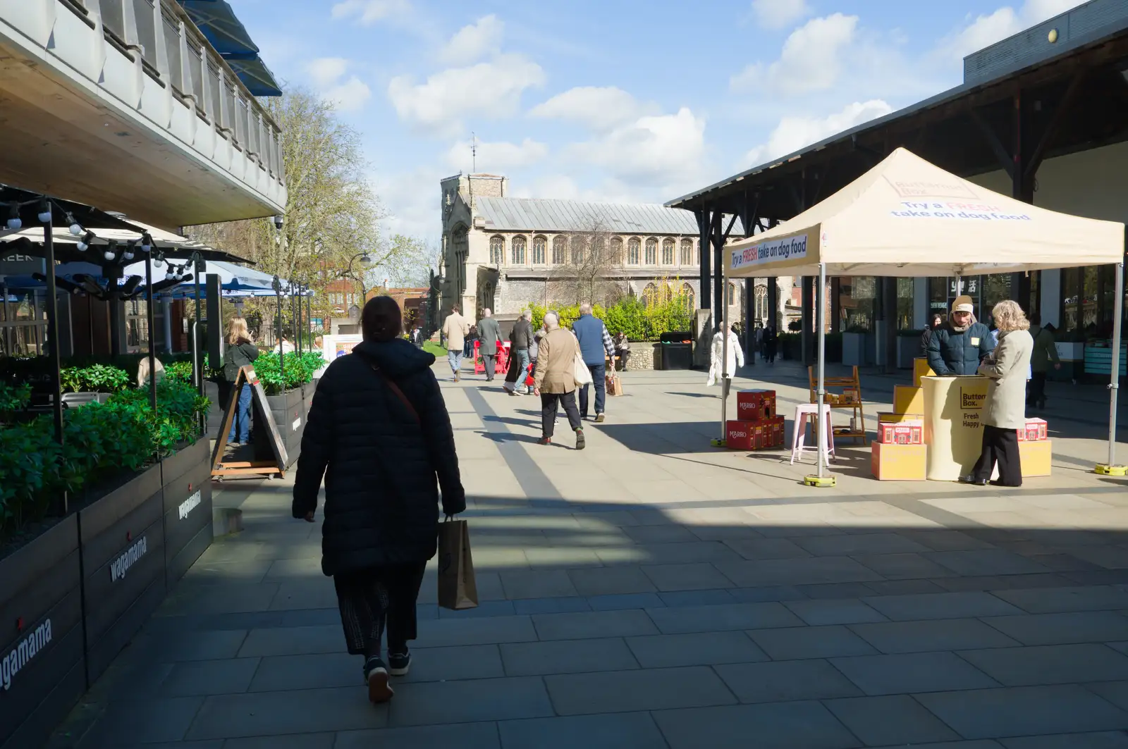 Isobel wanders up to Wagamama, from Hospital Trips to Norwich, Norfolk - 25th March 2026