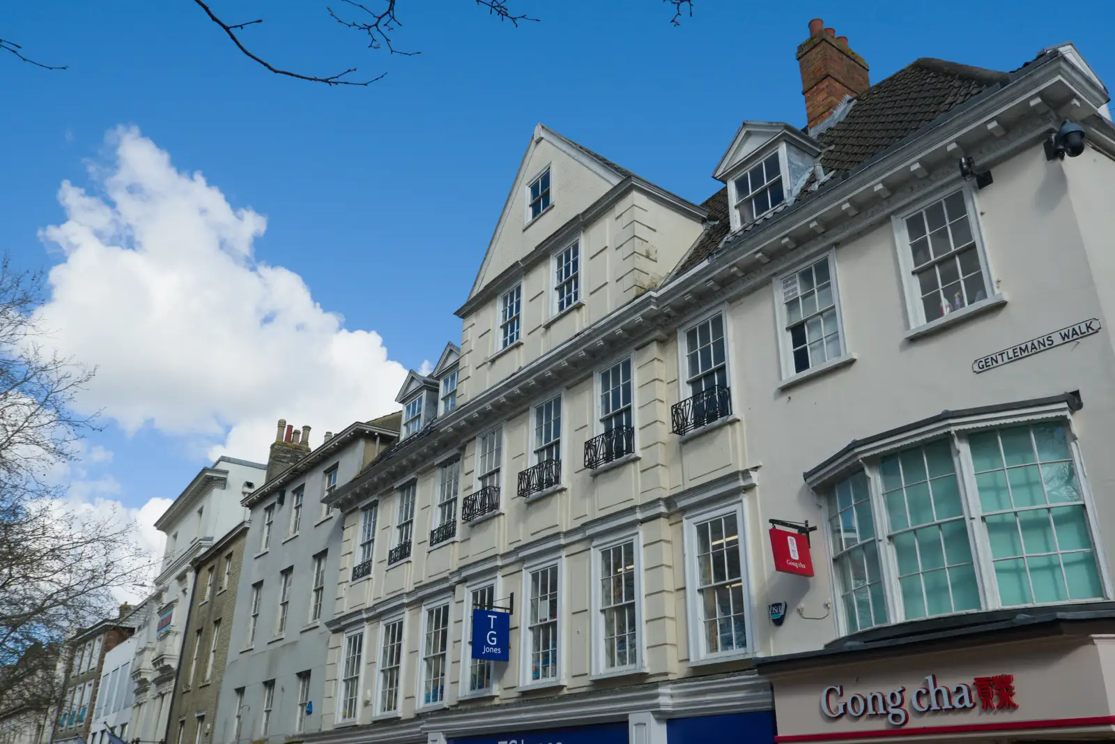 Interesting upper-storeys along Gentleman's Walk, from Hospital Trips to Norwich, Norfolk - 25th March 2026