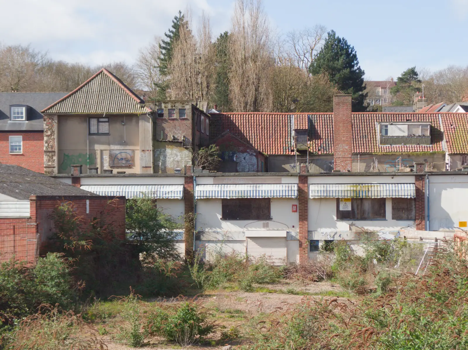 Dereliction off King Street, from Harry's Escape Room, Timber Hill, Norwich - 28th March 2026