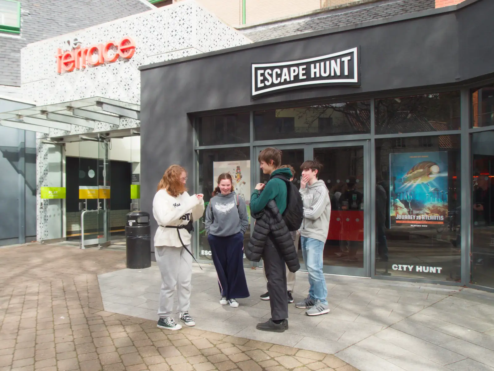 Outside Escape Hunt, on Timber Hill, from Harry's Escape Room, Timber Hill, Norwich - 28th March 2026