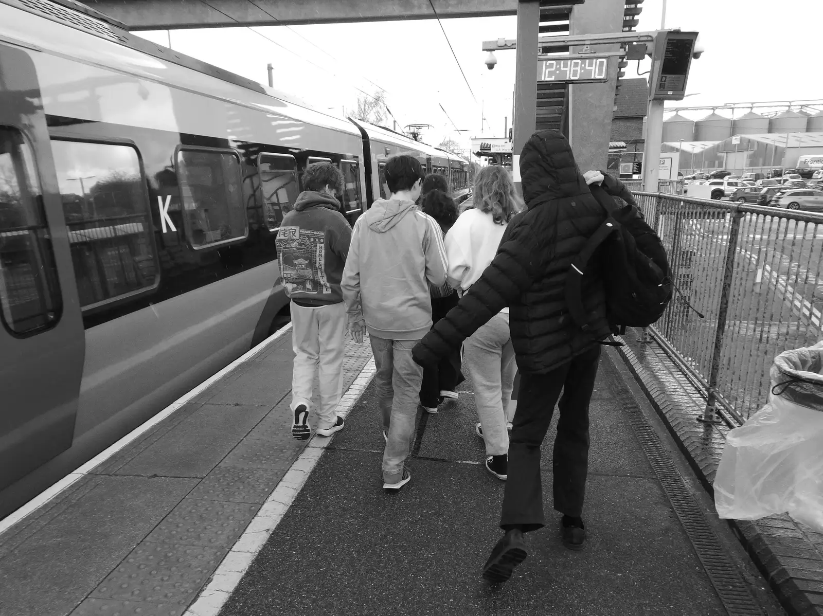 Back at Diss, from Harry's Escape Room, Timber Hill, Norwich - 28th March 2026