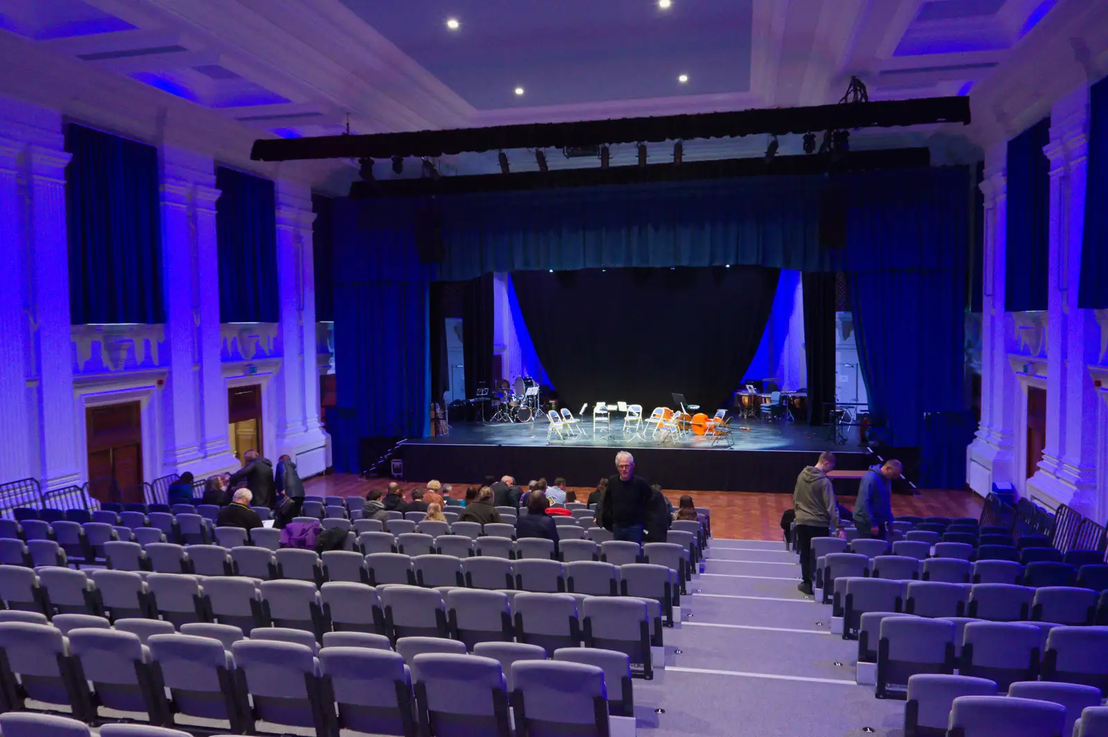 The new venue: The Royal Hospital School hall, from The SYWO at Holbrook, and a Trip to Norwich - 1st April 2026