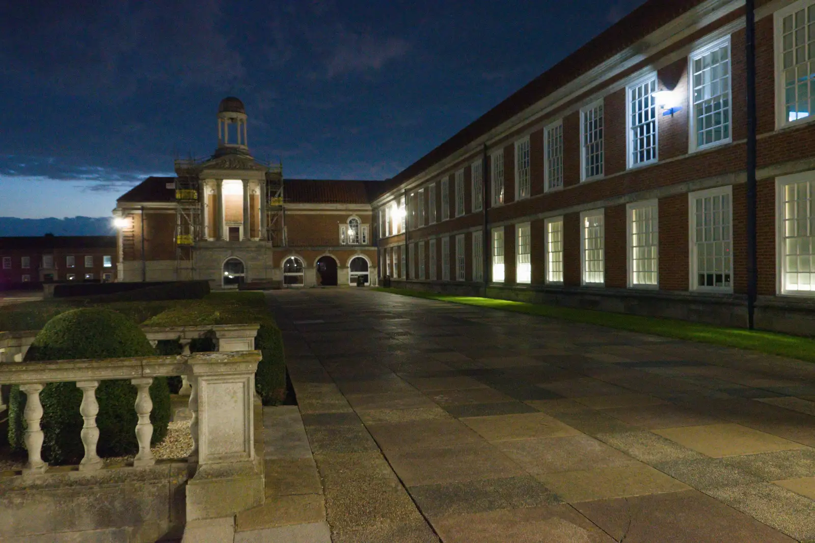 The Royal Hospital School at night, from The SYWO at Holbrook, and a Trip to Norwich - 1st April 2026