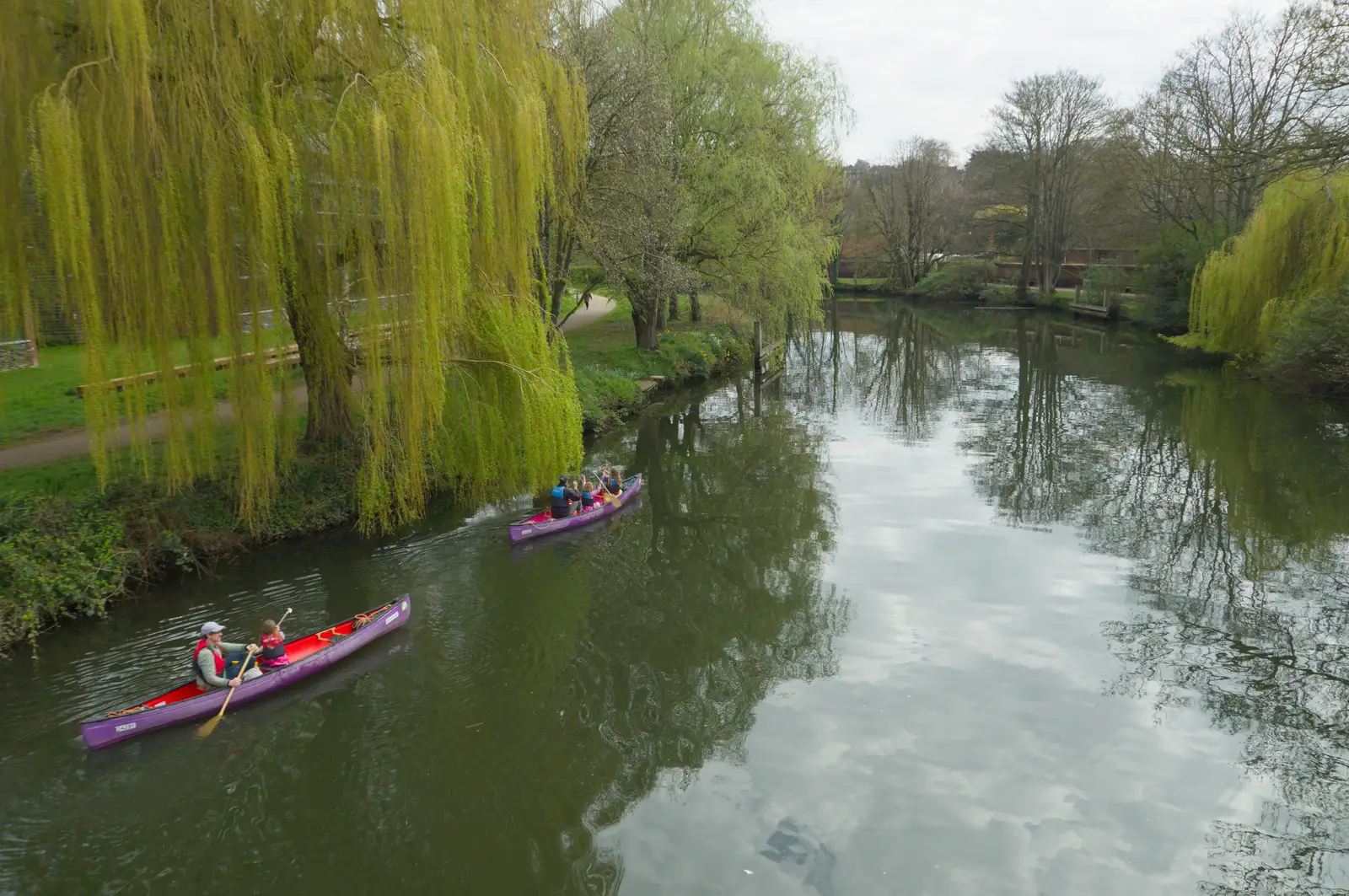 The paddlers continue down the river, from The SYWO at Holbrook, and a Trip to Norwich - 1st April 2026