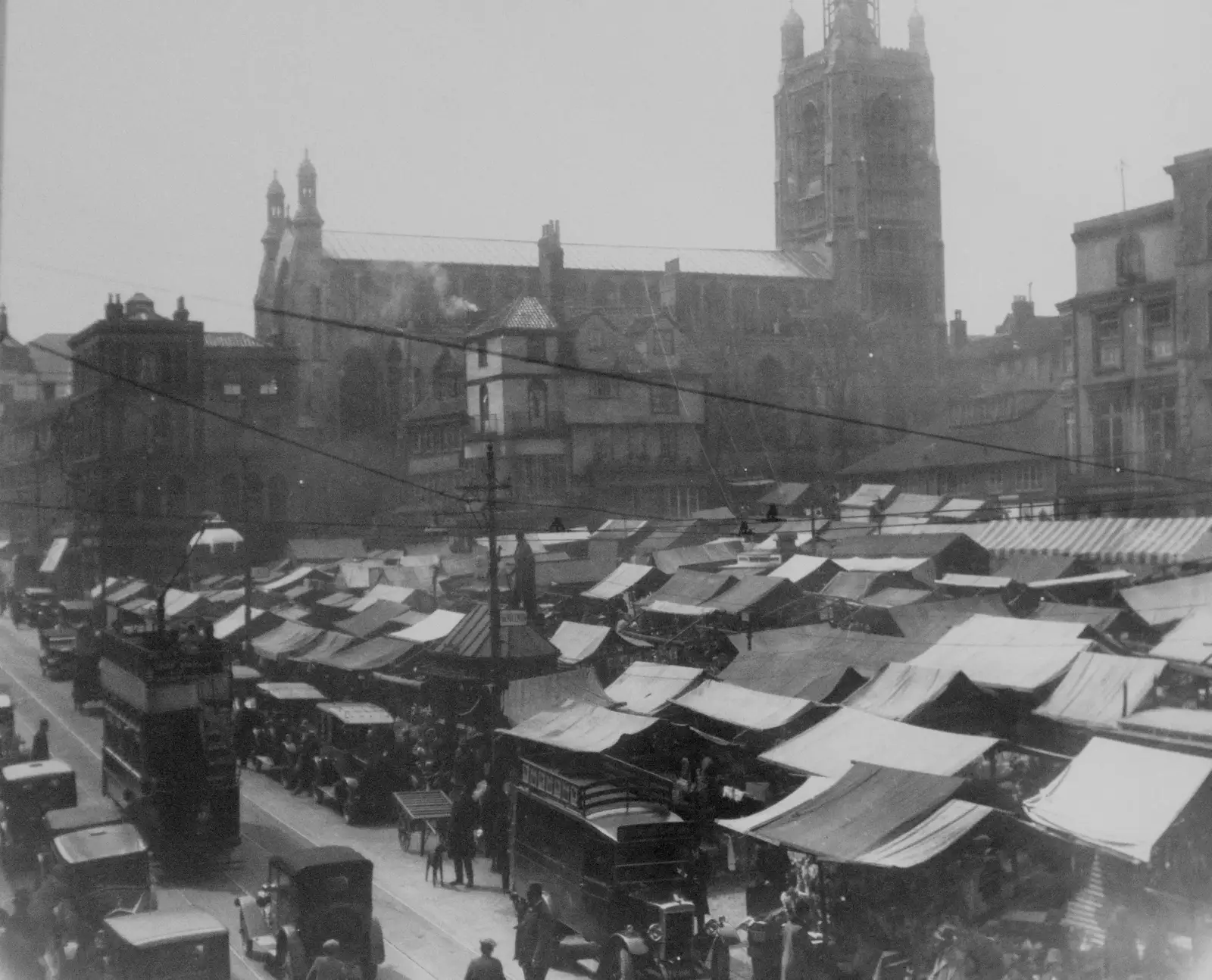 Norwich market and St. Peter Mancroft, from The SYWO at Holbrook, and a Trip to Norwich - 1st April 2026