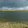 The resevoir looks black under dark skies, Walking Around, and Fred's Log, Brome, Suffolk - 3rd April 2026