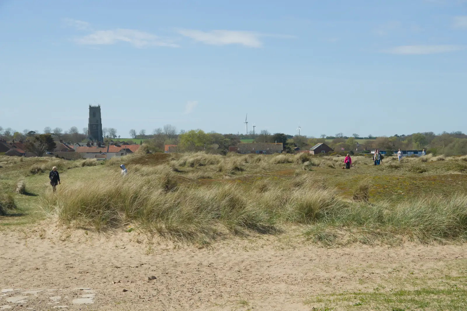 A view towards Winterton over the dunes, from A Visit to Winterton-on-Sea, Norfolk - 6th April 2026