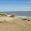 Isobel looks at the sea, A Visit to Winterton-on-Sea, Norfolk - 6th April 2026