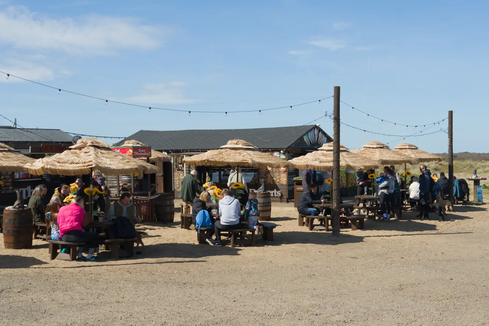 The Hawai'ian-themed café onn the clifftop, from A Visit to Winterton-on-Sea, Norfolk - 6th April 2026