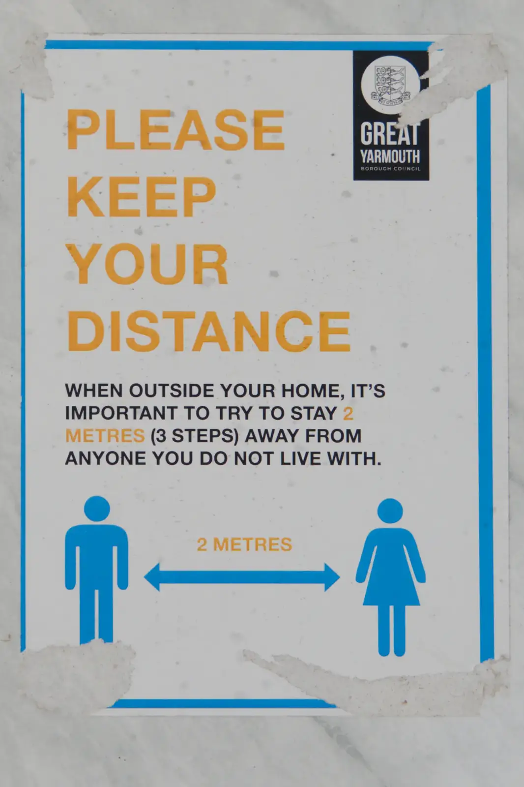 A Covid-era sign in the clifftop public bogs, from A Visit to Winterton-on-Sea, Norfolk - 6th April 2026