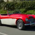 A gorgeous Austin Healy by the church, A Visit to Winterton-on-Sea, Norfolk - 6th April 2026