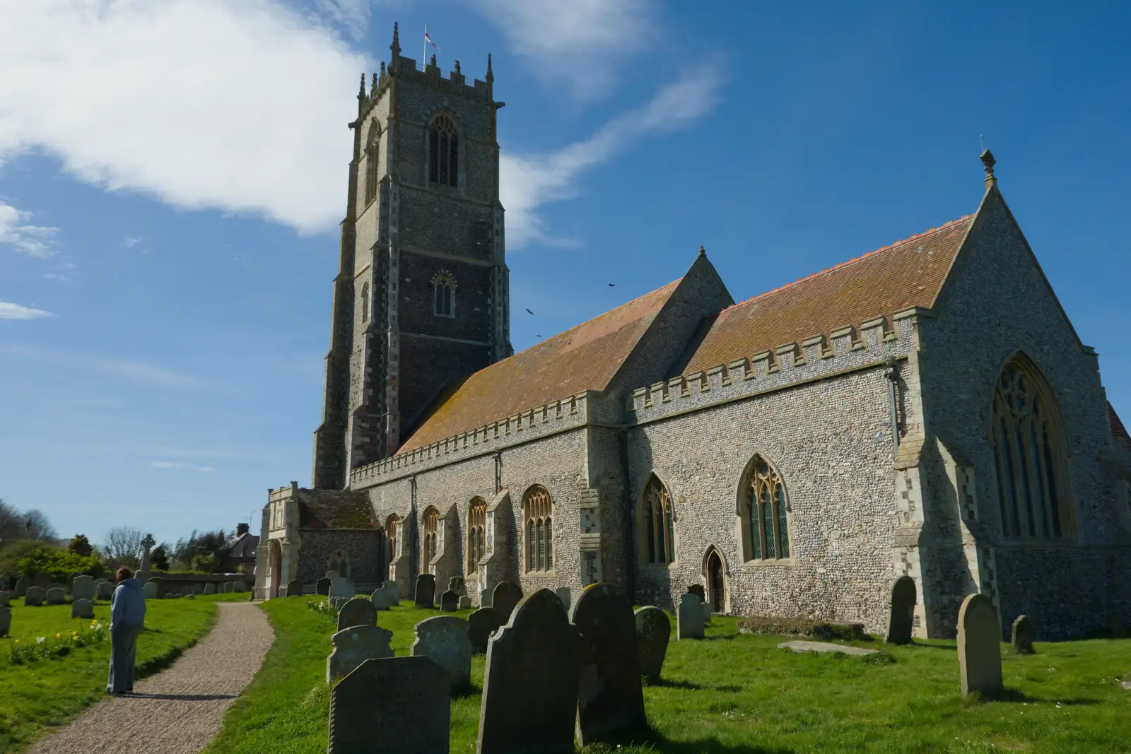 The church of Holy Trinity and All Saints, from A Visit to Winterton-on-Sea, Norfolk - 6th April 2026
