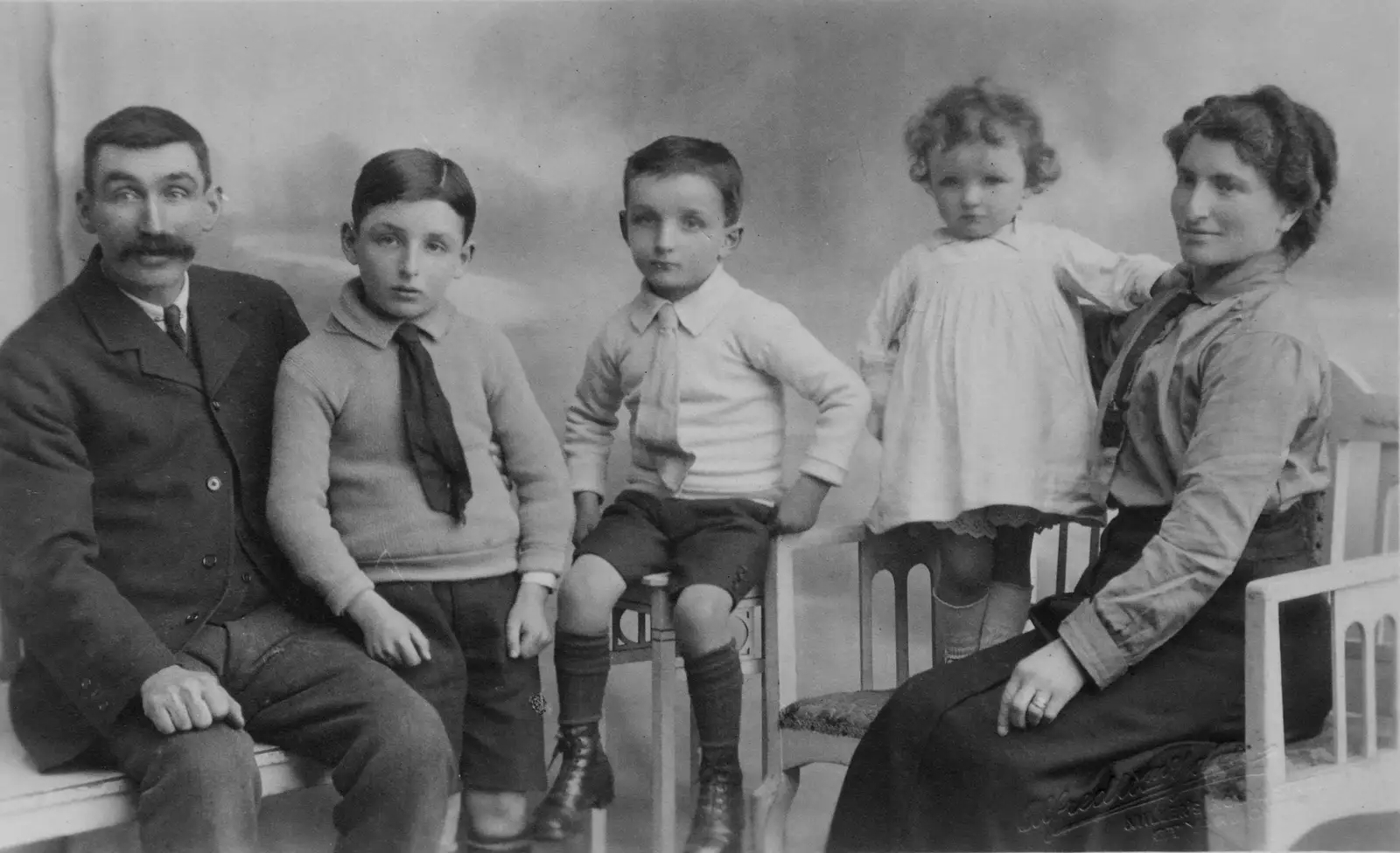 An Edwardian family group, from A Visit to Winterton-on-Sea, Norfolk - 6th April 2026