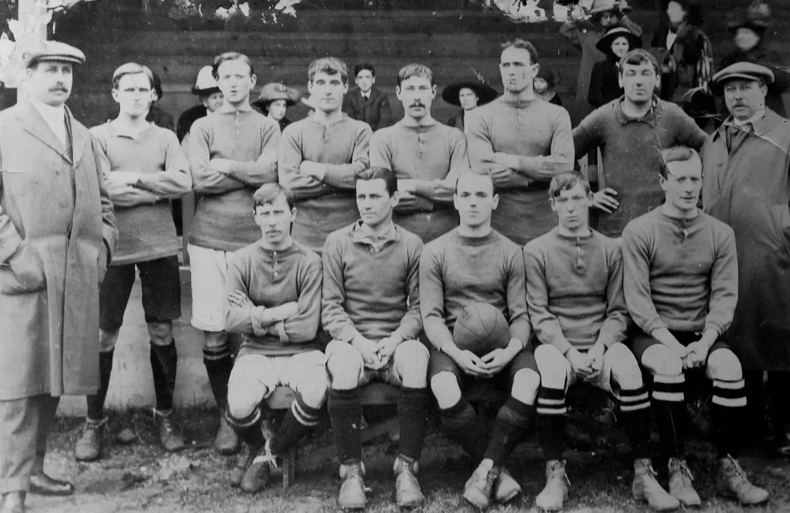 An Edwardian football team, from A Visit to Winterton-on-Sea, Norfolk - 6th April 2026