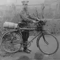 A soldier with a bicycle, A Visit to Winterton-on-Sea, Norfolk - 6th April 2026