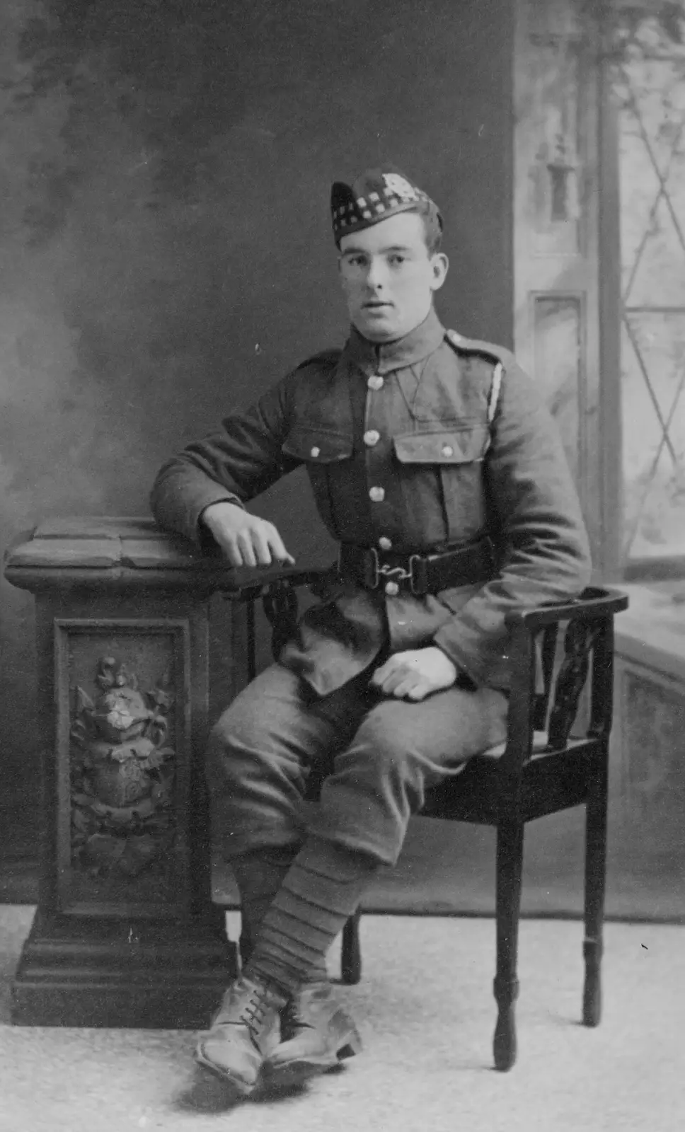 A soldier of the Highland Light Infantry, from A Visit to Winterton-on-Sea, Norfolk - 6th April 2026