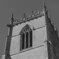 Gargoyles at the top of the 132-foot-high tower, A Visit to Winterton-on-Sea, Norfolk - 6th April 2026
