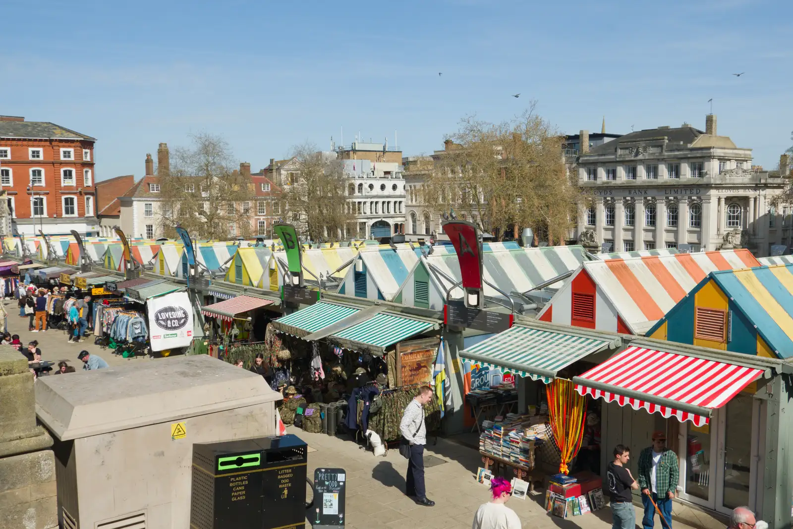 Norwich Market, from Hauling Boats to Croatia: Palma, Mallorca to Toulon, France - 9th April 2026